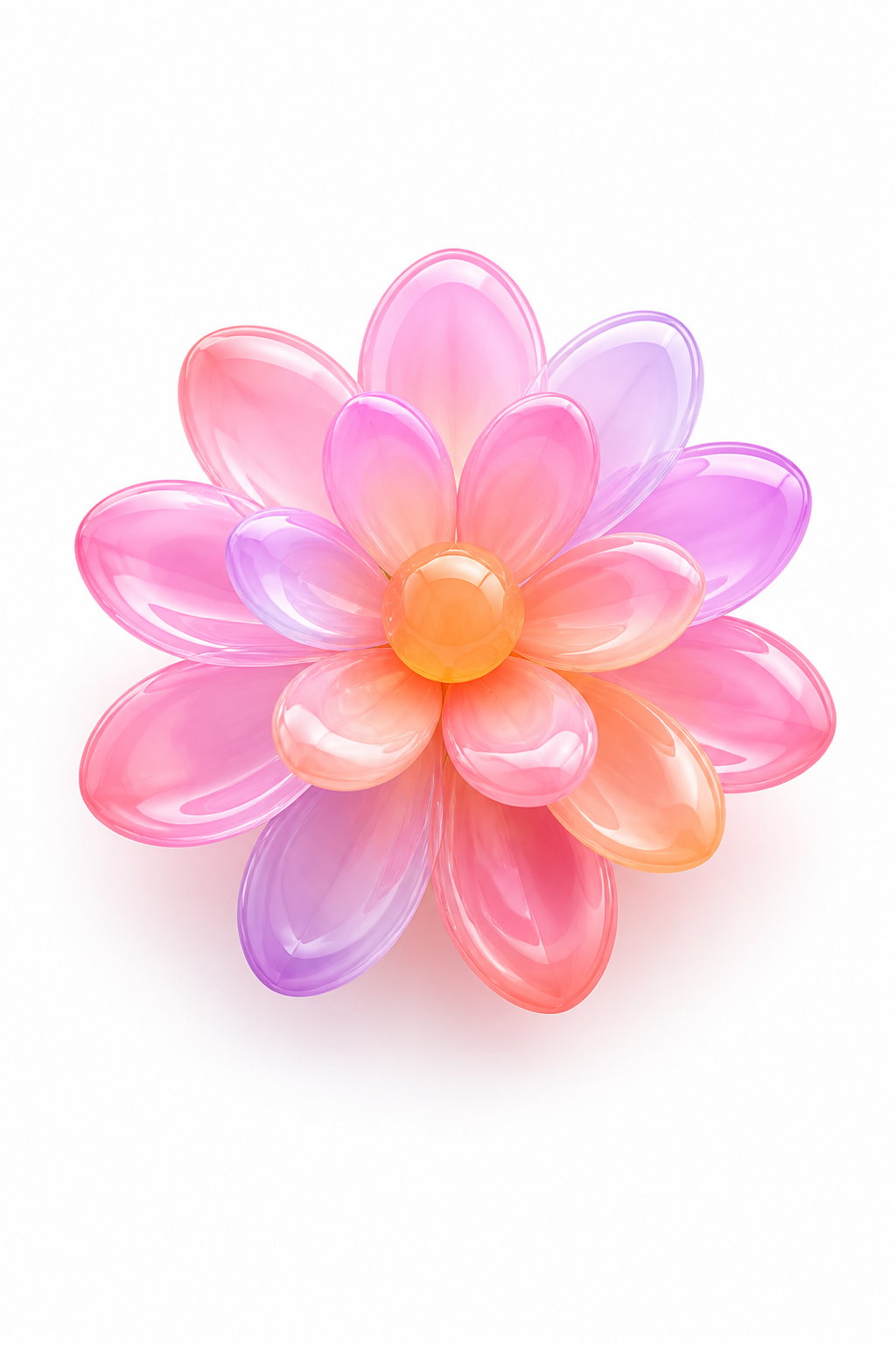 Abstract colorful HerPattern flower